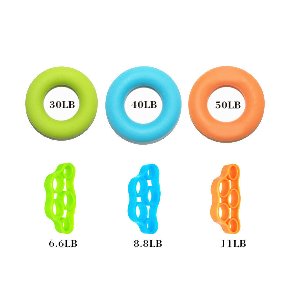 Finger Exerciser Hand Strengthener Wrist Forearm Grip Trainer Resistance Band